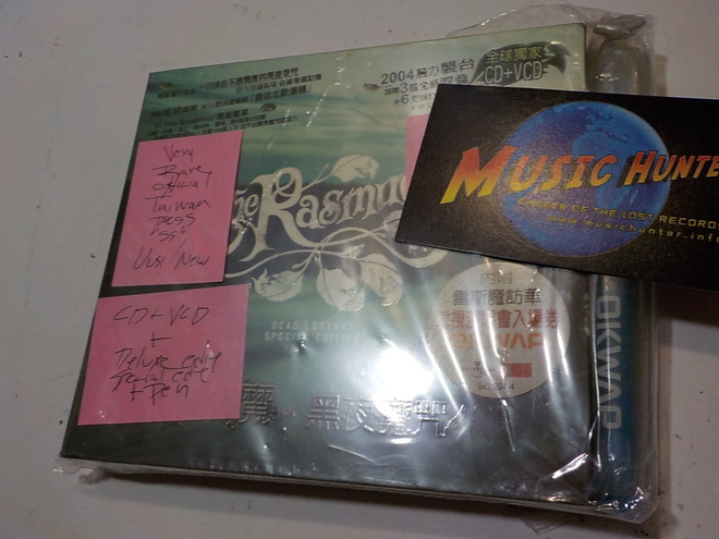 THE RASMUS - DEAD LETTERS RARE OFFICIAL TAIWAN PAINOS CD+VCD