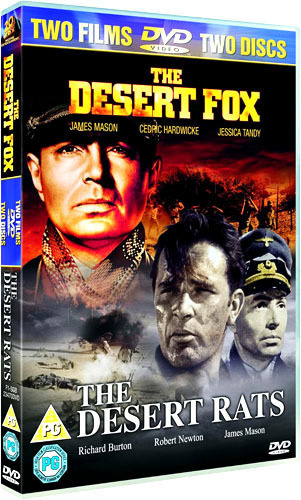 Rommel - Erämaan Kettu 1 + 2, James Mason, Richard Burton