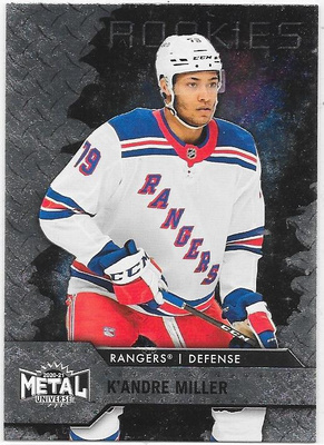 2020.21 Metal Universe Rookies #148 K`Andre Miller , NYR RC