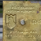 Karjalaisten aseveljien liitto Kullanvärinen peltilevy 1941 - pikkukuva 3
