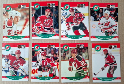 New Jersey Devils NHL vanhat keräilykortit 39 kpl