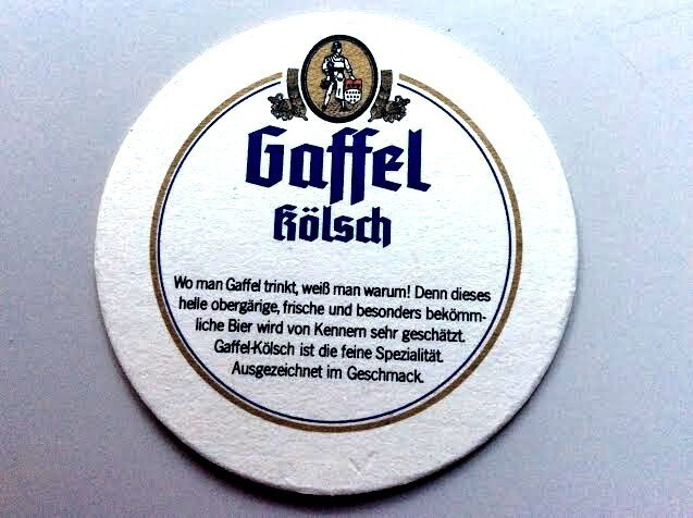 Tuopin alusta Gaffel Kölsch