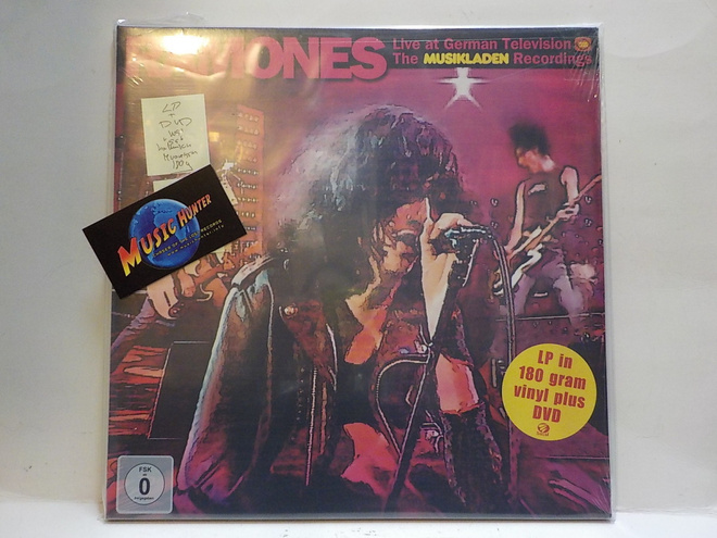 RAMONES - LIVE AT GERMAN TELEVISION UUSI "SS" LP + DVD (+)