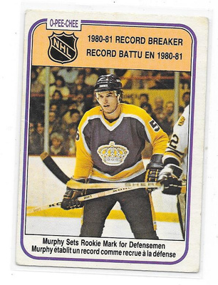 1981-82 OPC #393 Larry Murphy Los Angeles Kings