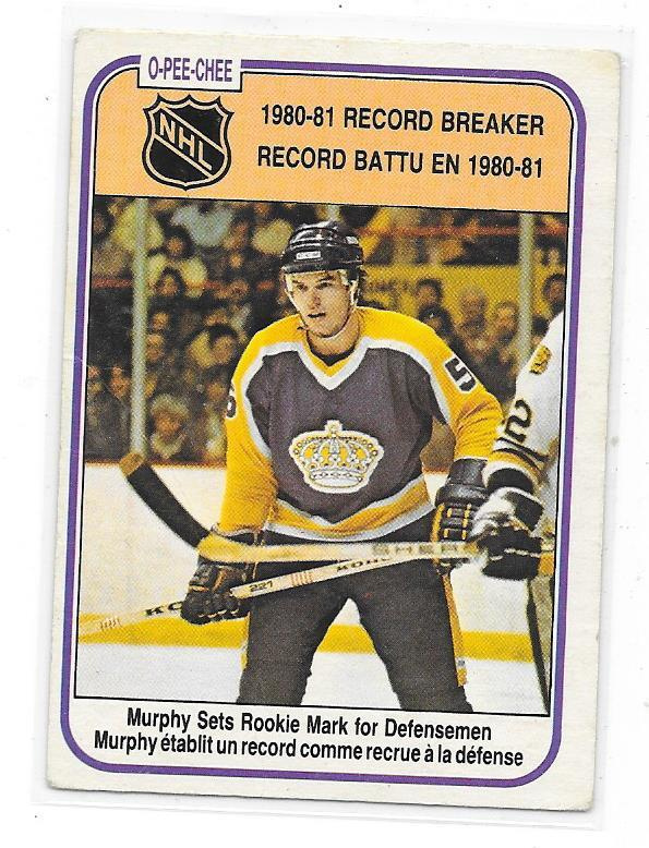 1981-82 OPC #393 Larry Murphy  Los Angeles Kings