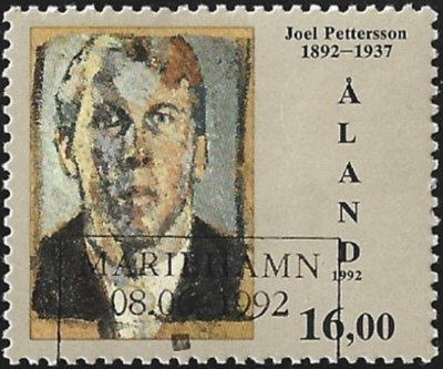 ÅL 1992 Joel Pettersson 16,00 mk EP Lape 063 alareuna LOISTO