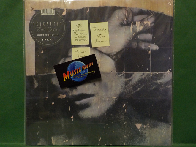 TELEPATHY - BURN EMBRACE - SILVER VINYL UK 2020 UUSI LP