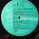 PAUL ANKA ~ Greatest Hits ~ LP - pikkukuva 3