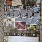 Korsuorkesteri  Abey Road Keikkaliste 60×42cm - pikkukuva 1