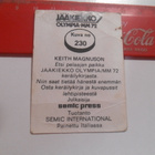 SEMIC  Olympia-MM-72 #230 Keith Magnuson Chicago NHL - pikkukuva 2