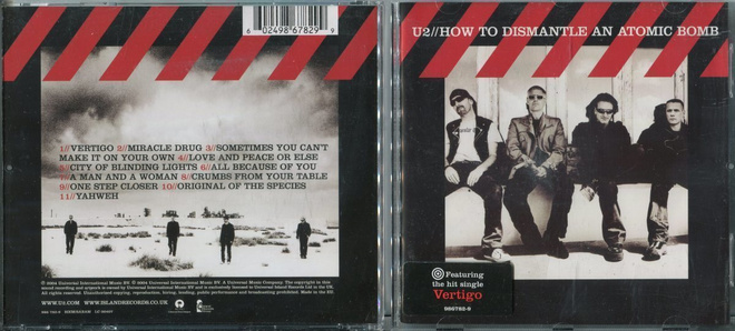 U2 . CD-LEVY . HOW TO DISMANTLE AN ATOMIC BOMB