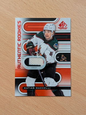 2022-23 SP Game Used Matias Maccelli Rookie Jersey