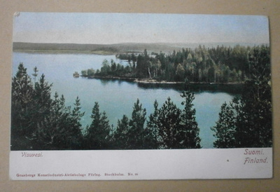 Ruovesi, Visuvesi, järvimaisema, vanha väripk, k. k-k