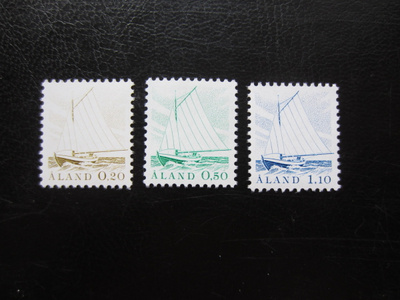 1984 ÅL yleismerkit 0,10, 0,20 ja 1,10 mk **
