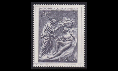 Italia 1477 ** Taide kuvanveistäjä Quercia (1974)