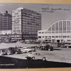 Helsinki, Tennispalatsi, Autotalo, linja-autoasema, p. 1961 - pikkukuva 1