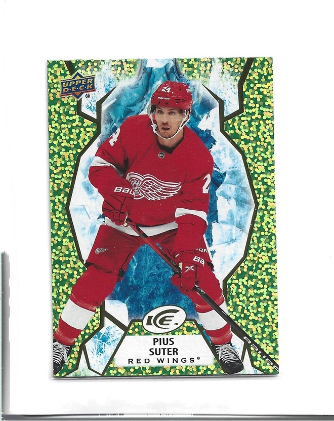 PIUS SUTER - DETROIT - 2021-22 UD ICE - GREEN # 4