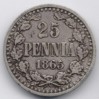 1865 25 penniä tyyppi 265.1.1kl4 - pikkukuva 1