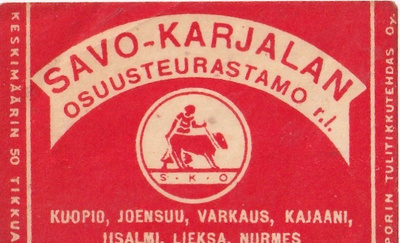 Savo - Karjalan Osuusteurastamo r.l. b513