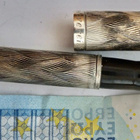Art Deco Kynä Hopea Napoleon KultaKärki 585 UPEA Massiivinen - pikkukuva 1