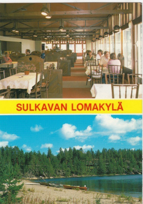 Savonlinna ,Sulkavan lomakylä ,sommitelmakortti , b15