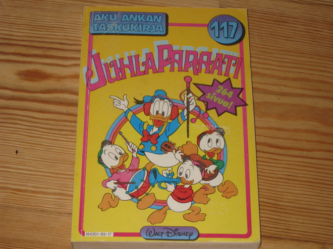 Aku Ankan taskukirja 117 1.p nid. v. 1989