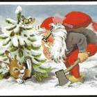 Tub Joulumerkki 1984 Talvilintuja kortilla - pikkukuva 2