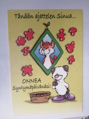 Tänään ajattelen sinua...Onnea Syntymäpäivänäsi