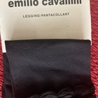 EMILIO CAVALLINI 90 DEN LEGGINGS, MUSTAT, KOKO S/M *UUDET* - pikkukuva 3