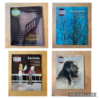 Taide lehti, 4 kpl ( 2015 ) Nrot 1, 4, 5 ja 6
