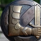 Suojeluskunta 1 Luokka. Numeroitu. Halkaisija - 36 mm. - pikkukuva 3