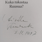 Tuula Kallioniemi : Kuka rakastaa Ruusua (signeerattu, te... - pikkukuva 3