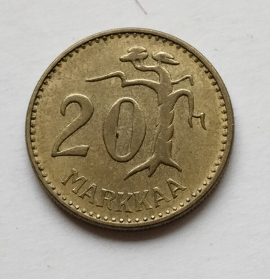 20 mk, circ, v . 1961