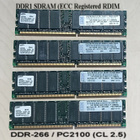 Samsung/IBM 1GB DDR ecc Registered -palvelinmuisteja 4kpl. - pikkukuva 1
