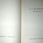 E. J. Raappana Muistojulkaisu v.1970, elämäkerta, historia - pikkukuva 2