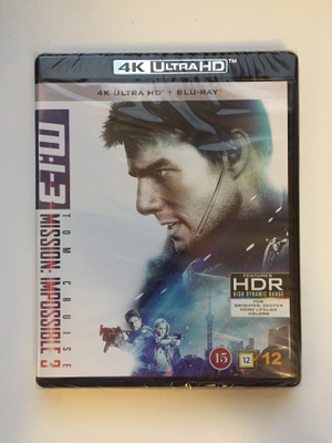 Mission Impossible 3 (4K Ultra HD + Blu-ray) Tom Cruise UUSI