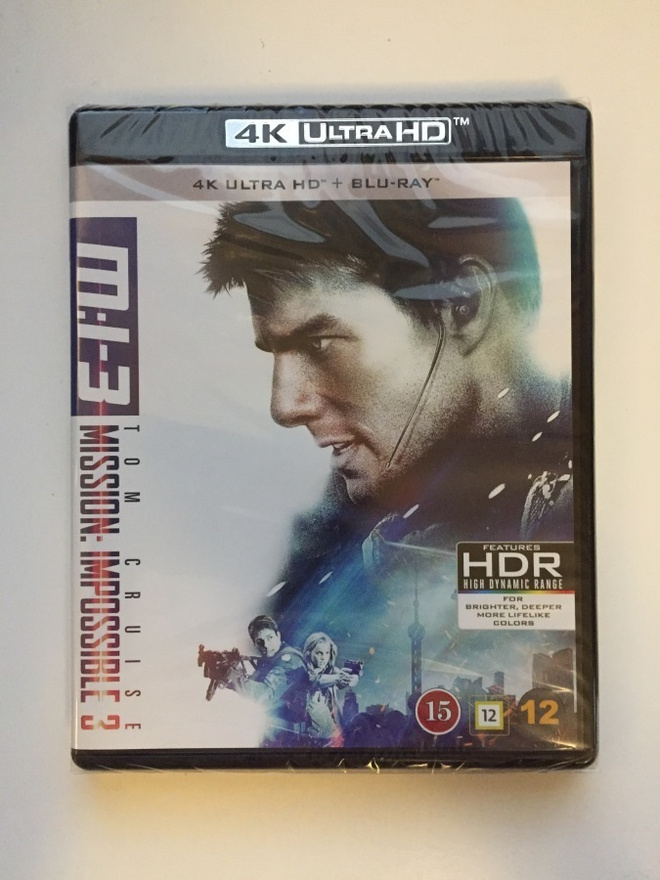 Mission Impossible 3 (4K Ultra HD + Blu-ray) Tom Cruise UUSI