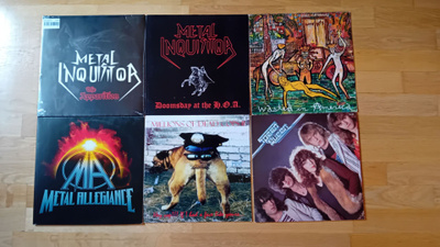 6 x Heavy metal/ Hard rock LP