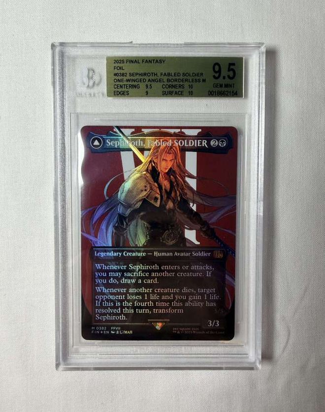 Magic the Gathering Sephiroth Fabled SOLDIER BGS 9.5
