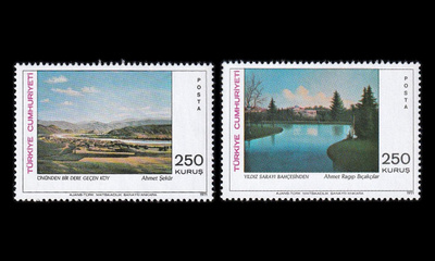 Turkki 2205-6 ** Maalauksia (1971)