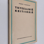 Robert Tigerstedt : Tieteellistä kritiikkiä - pikkukuva 1