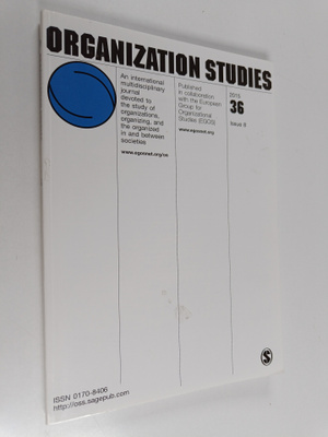Organization studies : Issue 8/2015