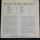 The Earls – Remember Me Baby (Old Town Records – LP 104) - pikkukuva 2