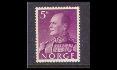 Norja 431 ** Olav V 5 kr (1958)