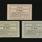 Itävalta Notgeld 10, 20, 50 Heller, Traismauer 1920 - pikkukuva 2