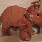 Pehmoleluja dinosaurus koira iso ja pieni - pikkukuva 4