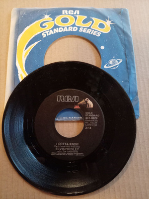 7" Elvis Are you lonesome to night