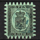 1866 8pennin isohampainen merkki leimattuna - pikkukuva 1
