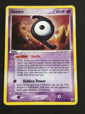 Unown Z/28 EX Unseen Forces