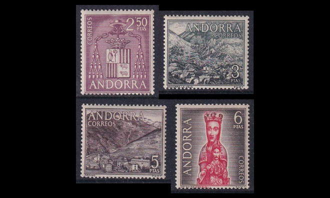 Andorra Sp 63-6 ** Käyttösarja maisemia (1964)